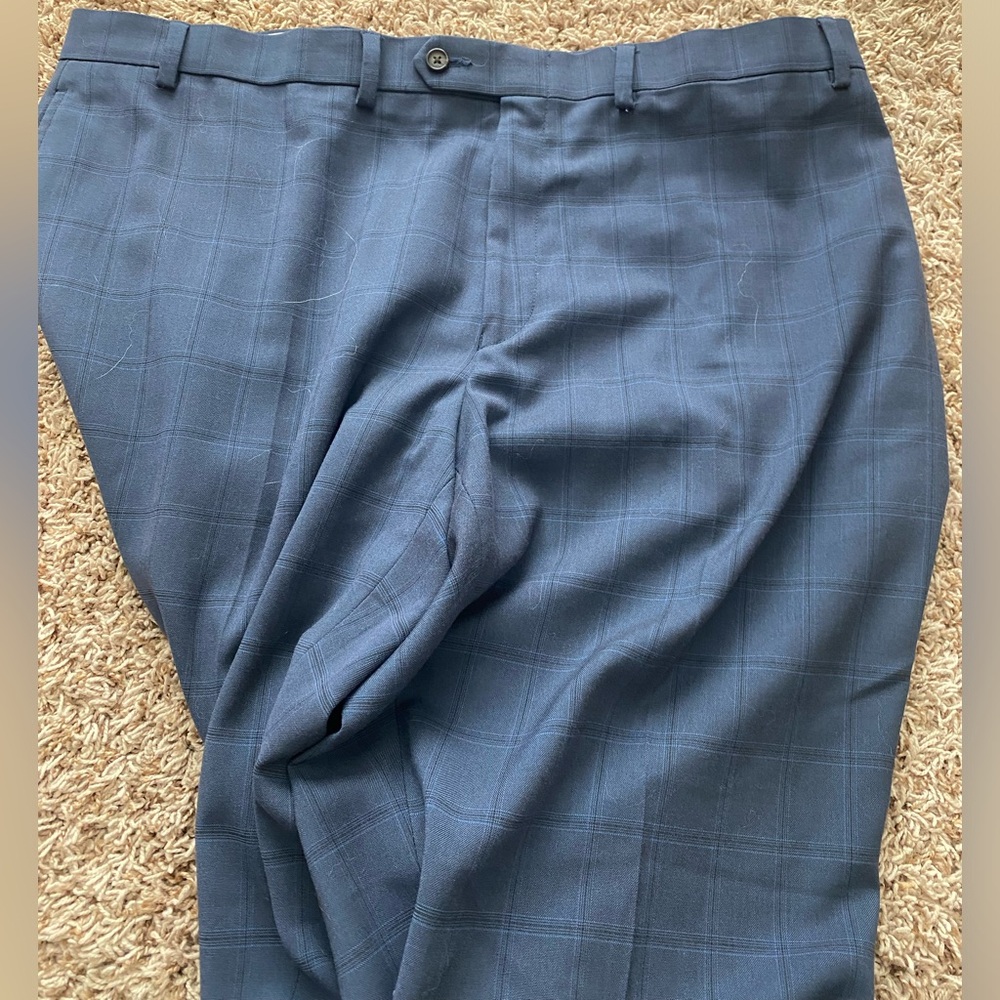Ralph Lauren navy plaid dress pants